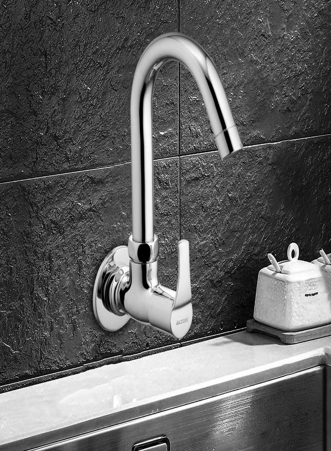ALTON ESA9265 Brass Sink Cock with Swinging Spout, Chrome Finish - Image 5